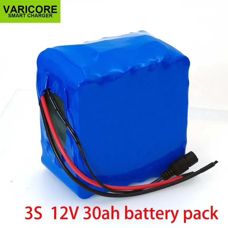 VariCore 12 V 30Ah 3S12P 11,1 V 12,6 V высоко-литиевый блок питания для инвертора ксеноновая лампа Солнечный уличный свет экскурсионный автомобиль