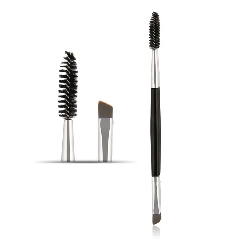 Профессиональная кисть для бровей и ресниц с пластиковой ручкой 6