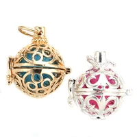 modkisr wholesale 6pcs exquisite retro jewelry hollow essential oil perfume high quality diffuser locket pendants without chain