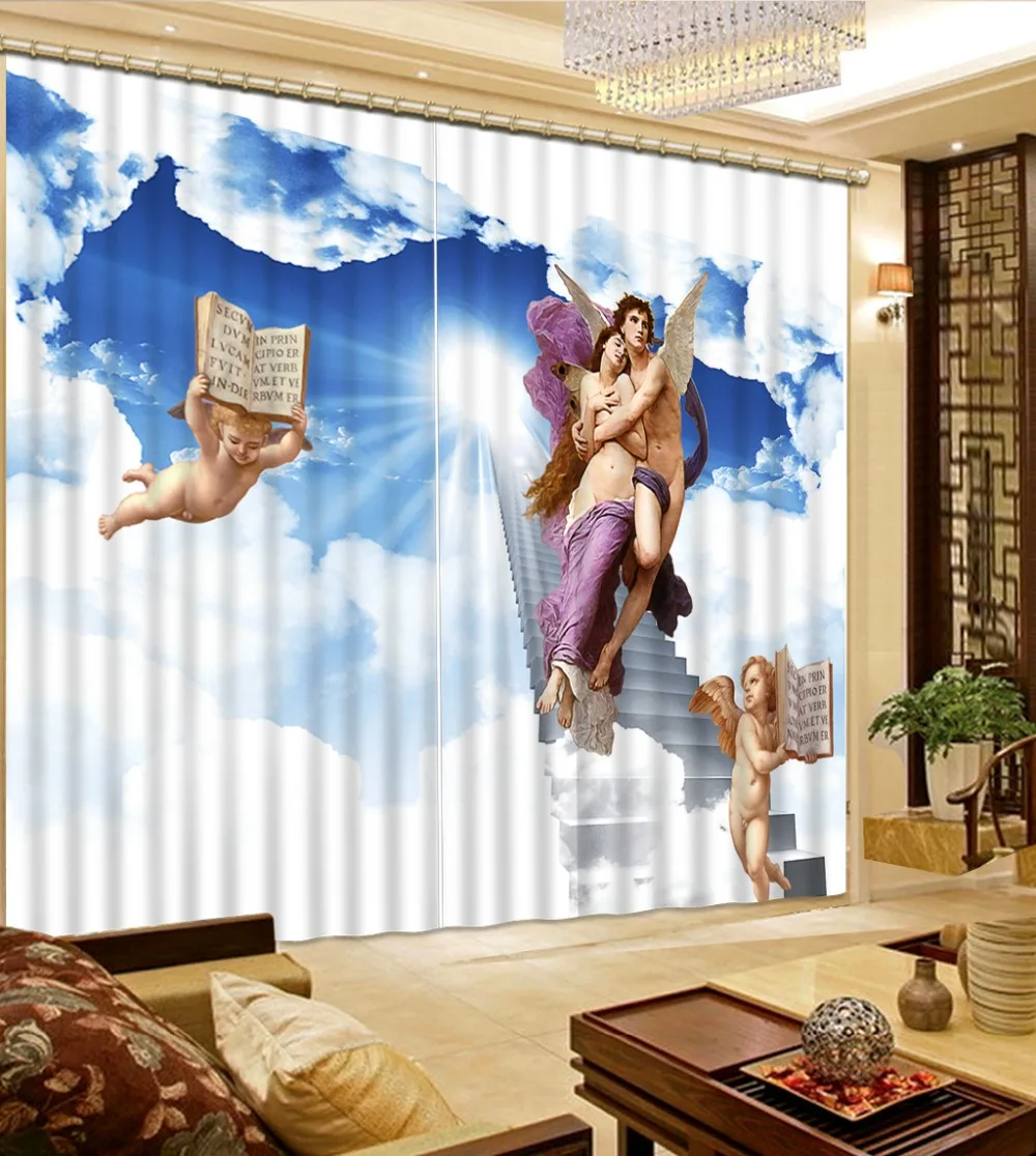 3D шторы постельные принадлежности для гостиной или отеля людей дома