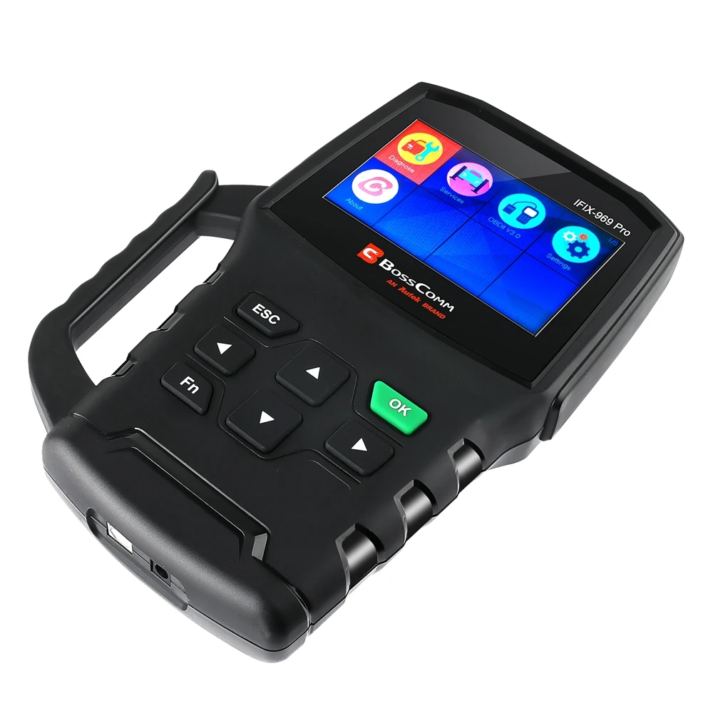 Autek IFIX969 pro OBD2 сканер полный Системы устройство автодиагностики двигателя подушка
