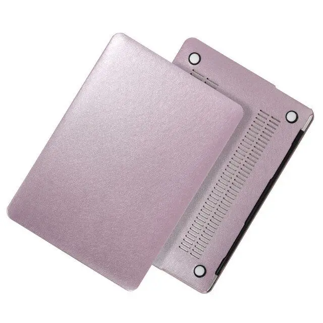 Жесткий Шелковый кожаный чехол для Apple MacBook Air 11 13 про Retina 15 laptop case Пластик air