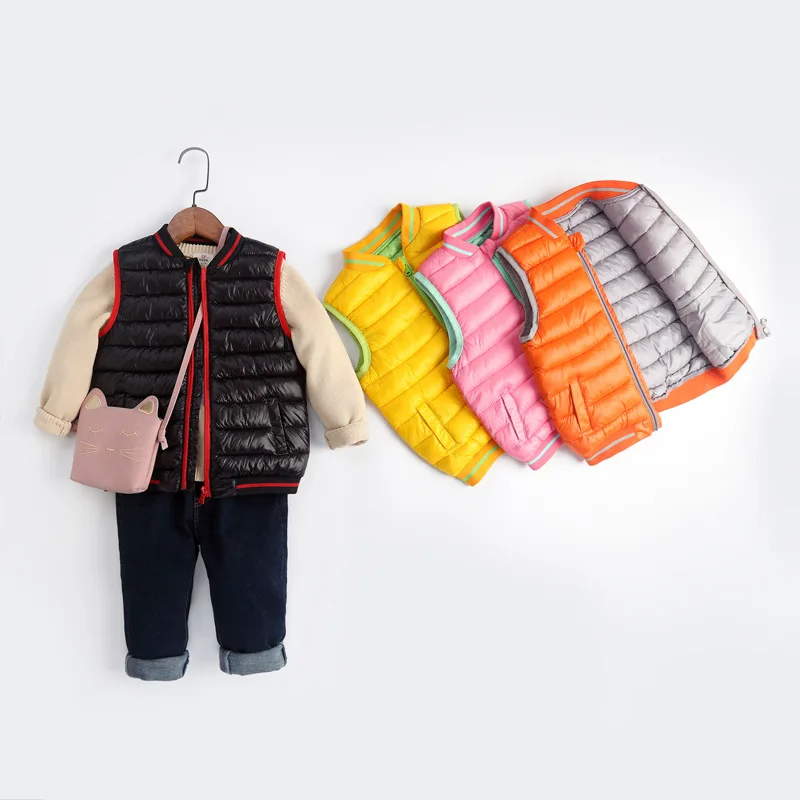 Baby Boy Clothes Winter Warm Vest Children Girls Outerwear Coats Kids Hooded Autumn Thicken Jacket |