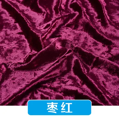 16 maroon Высокое качество эластичные золотые бриллианты Вельветовая ткань ледяная бархатная ткань - Цвет: 16 maroon