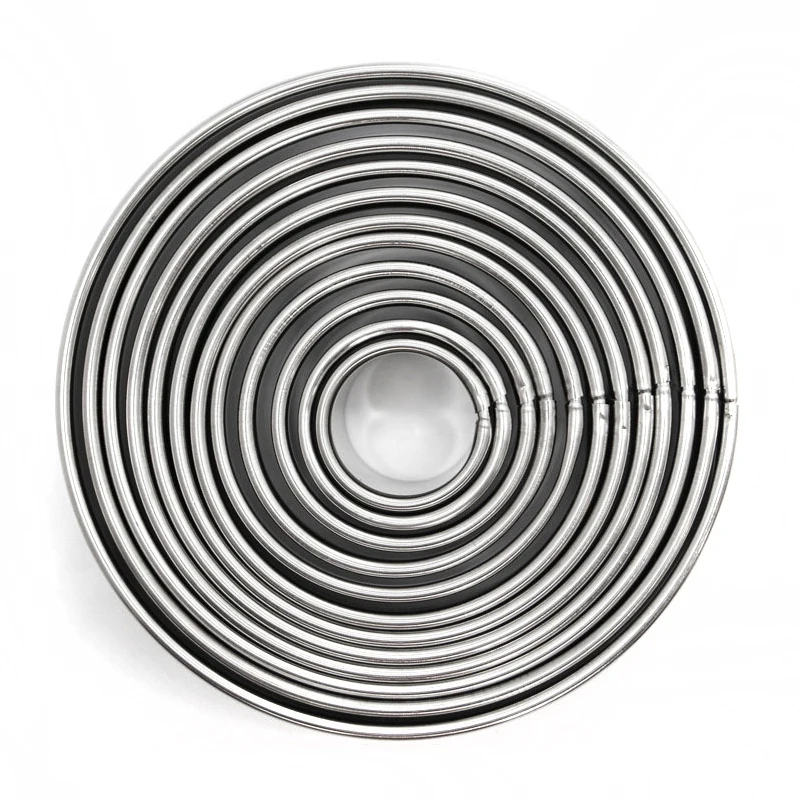 12 шт. набор резцов для печенья и форма украшения торта мастикой из нержавеющей