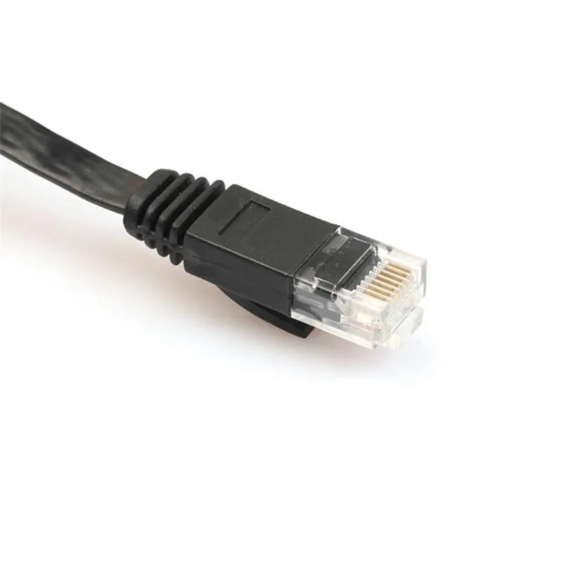 1 м 8 3 5 7 6 10 m плоским Cat6 сети Соединительный Интернет-кабель модем маршрутизатор