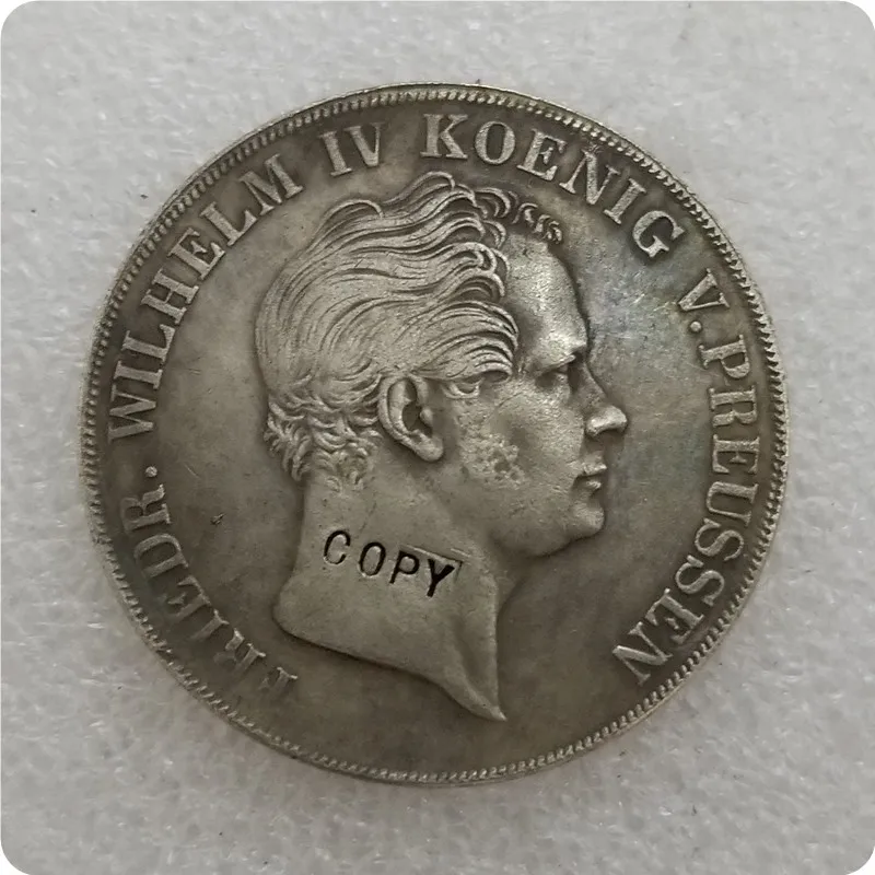Немецкая Пруссия 1841-A 1842-A 2 thaler COPY | Дом и сад