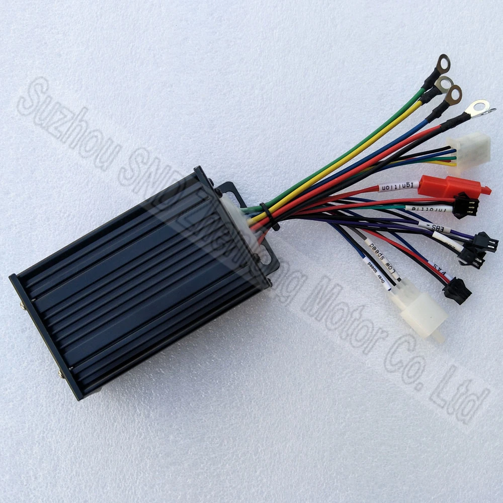 E-велосипеда контроллер Синусоидальная волна 36 V/48 V 450 W/500 W 25A 6mosfet с PAS функция костюм для вентильного двигателя G-K1107