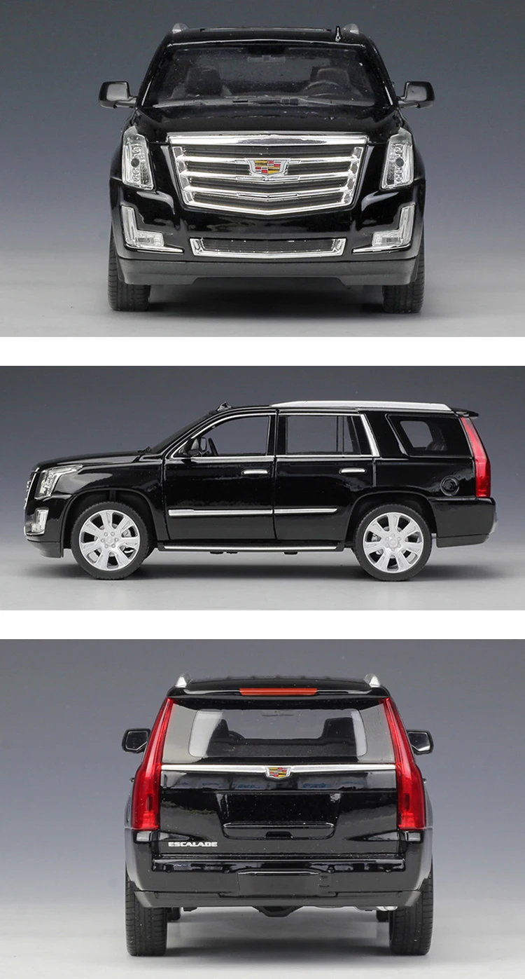 1:24 WELLY Simulator сплав Cadillac Escalade литая под давлением модель автомобиля внедорожник металлическая игрушка автомобиль игрушки для детей подарок коллекция украшения