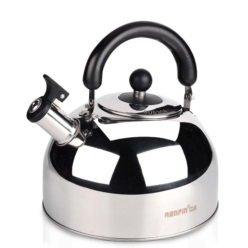 

European stainless steel kettles home kettle gas cooker universal whistle sound 4L