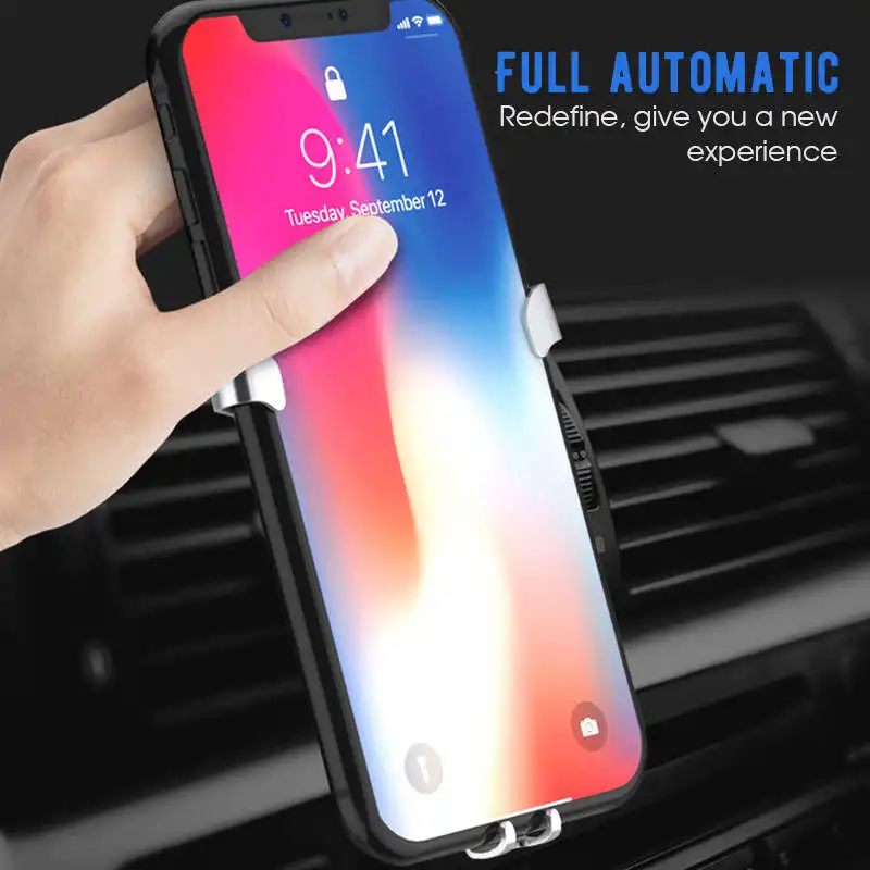 Универсальный автомобильный держатель для мобильного телефона Iphone Xs Max Xr 7 Plus Samsung