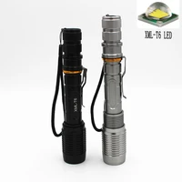 portable xm l t6 led flashlight zoom flashlight white light adjustable outdoor fishing torch hunting lamp