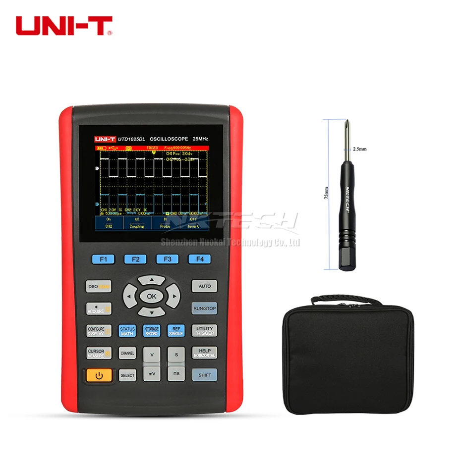 UTD1025DL 2CH 25MHz UNI-T UTD1050DL UTD1025DL портативный цифровой осциллограф Scopemeter мультиметр Сфера метр на тонкопленочных транзисторах на тонкоплёночных транзисторах 2-х канальный 250 мс/с 12kpts 50 МГц - Цвет: UTD1025DL 2CH 25MHz