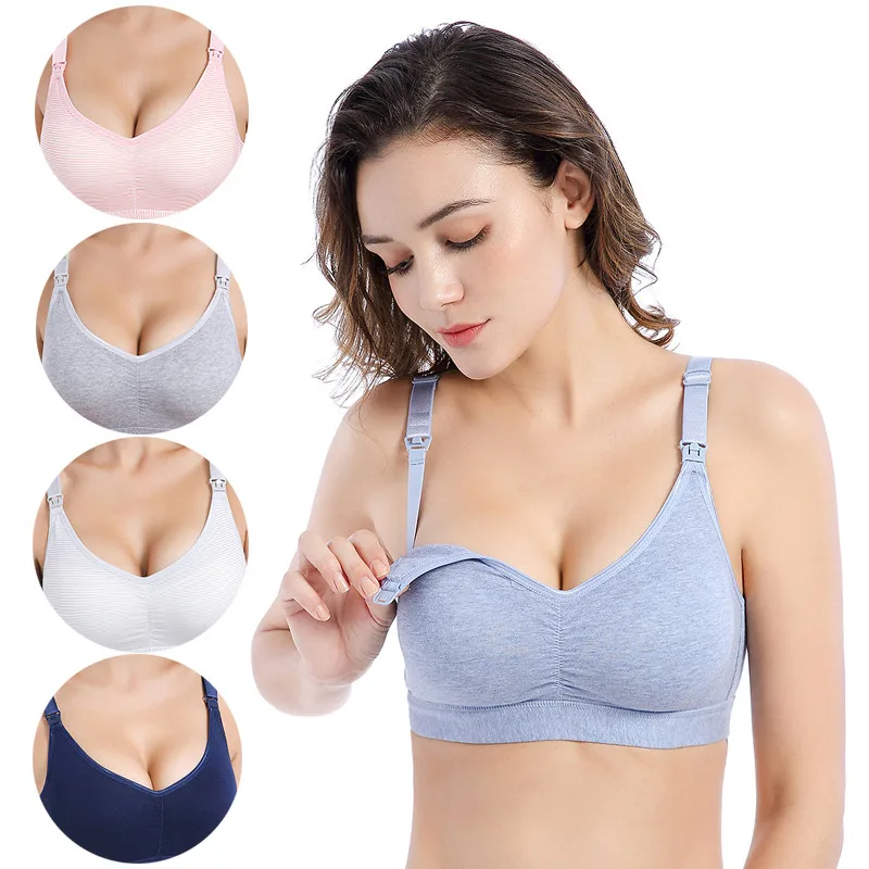Спортивный бюстгальтер для кормящих матерей мягкое нижнее белье грудного
