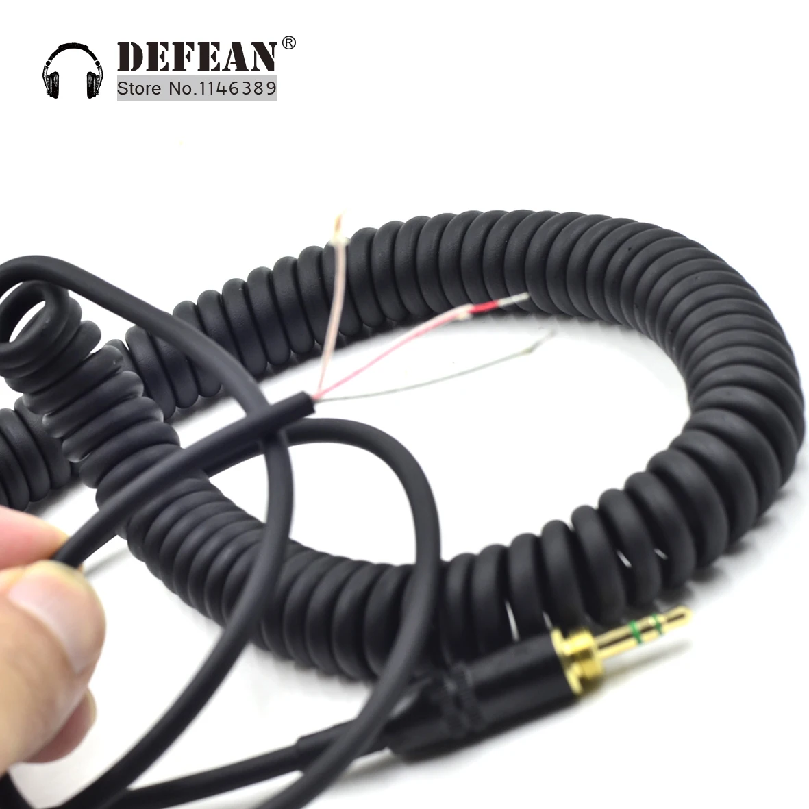 Замена для ди-джей Аудио кабель провода линии разъем SONY MDR 7506 v6 CD700 900ST mdr-7506 mdr-v6 mdr7506