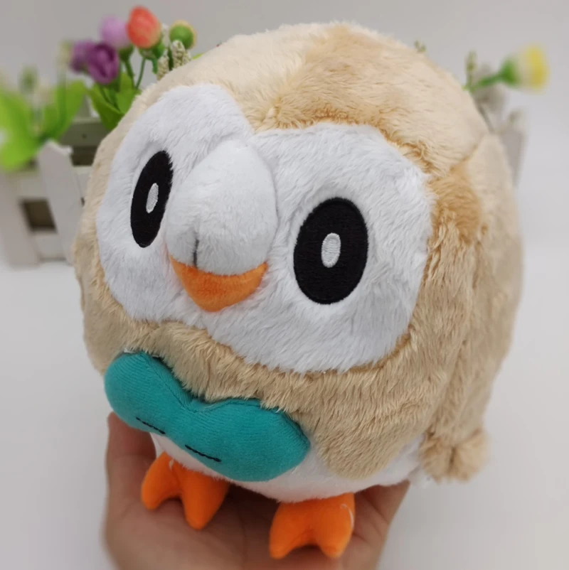 Rowlet плюшевая игрушка Солнце Луна стартер животное кукла для детей игрушка высокое качество