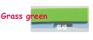 Grass green Лидер продаж 10 шт./компл. Губка пены Бумага раза Скрапбукинг Изделия из бумаги Декор DIY карты работа 20*29 см* 1 мм 10 видов цветов - Цвет: Grass green