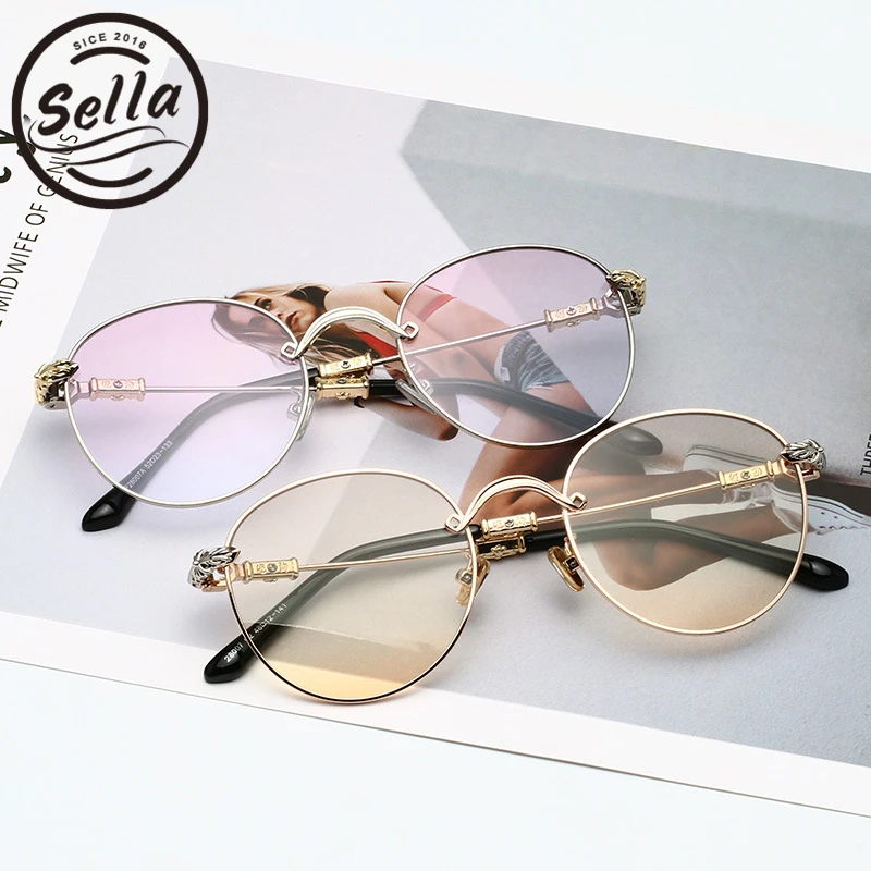 Селла Новое поступление Готический Винтаж Для женщин мужчин Круглые