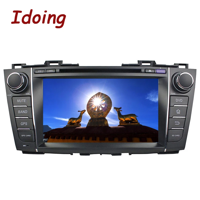 Idoing 2Din Android8.0/7.1 рулевого колеса автомобиля dvd мультимедийный плеер Fit Mazda5 GPS