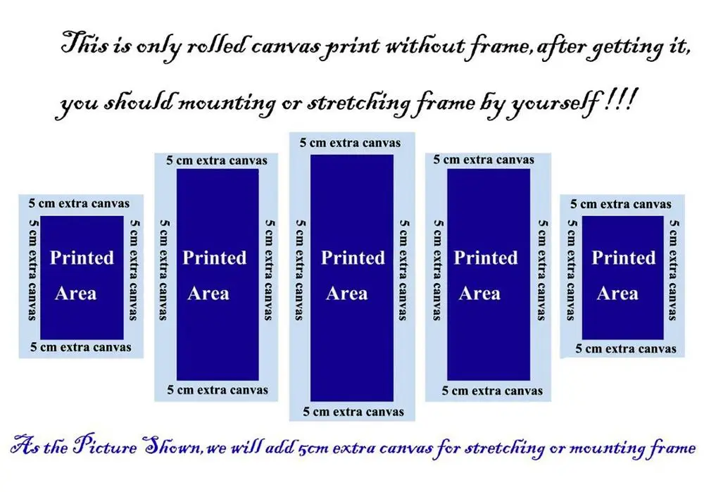 Горячая Распродажа 5 панелей зимняя горная фотокартина холст пейзаж HD печать