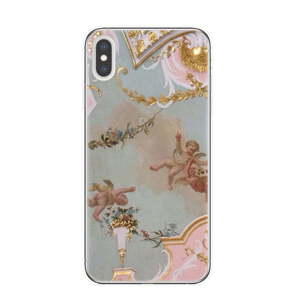 Ренессанс ангелы Новинка чехол для телефона Fundas для iPhone 11 Pro XS Max X XR 8 7 6 6S Plus 5S SE Чехол Мягкий силиконовый чехол s Coque