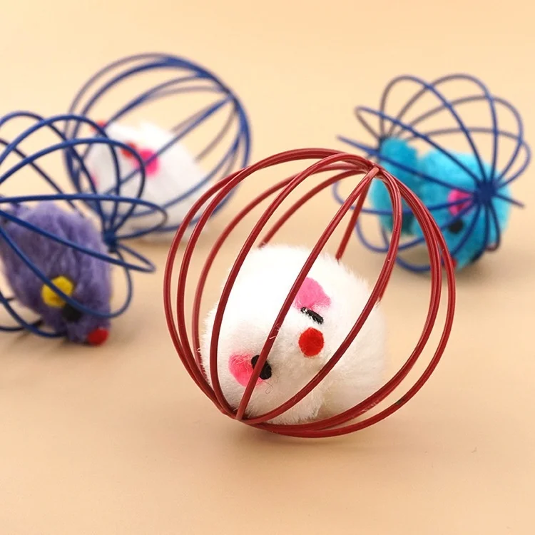 Игрушки для животных царапины мяч имитация Мышь Cat/собаки игрушки клетке Rat