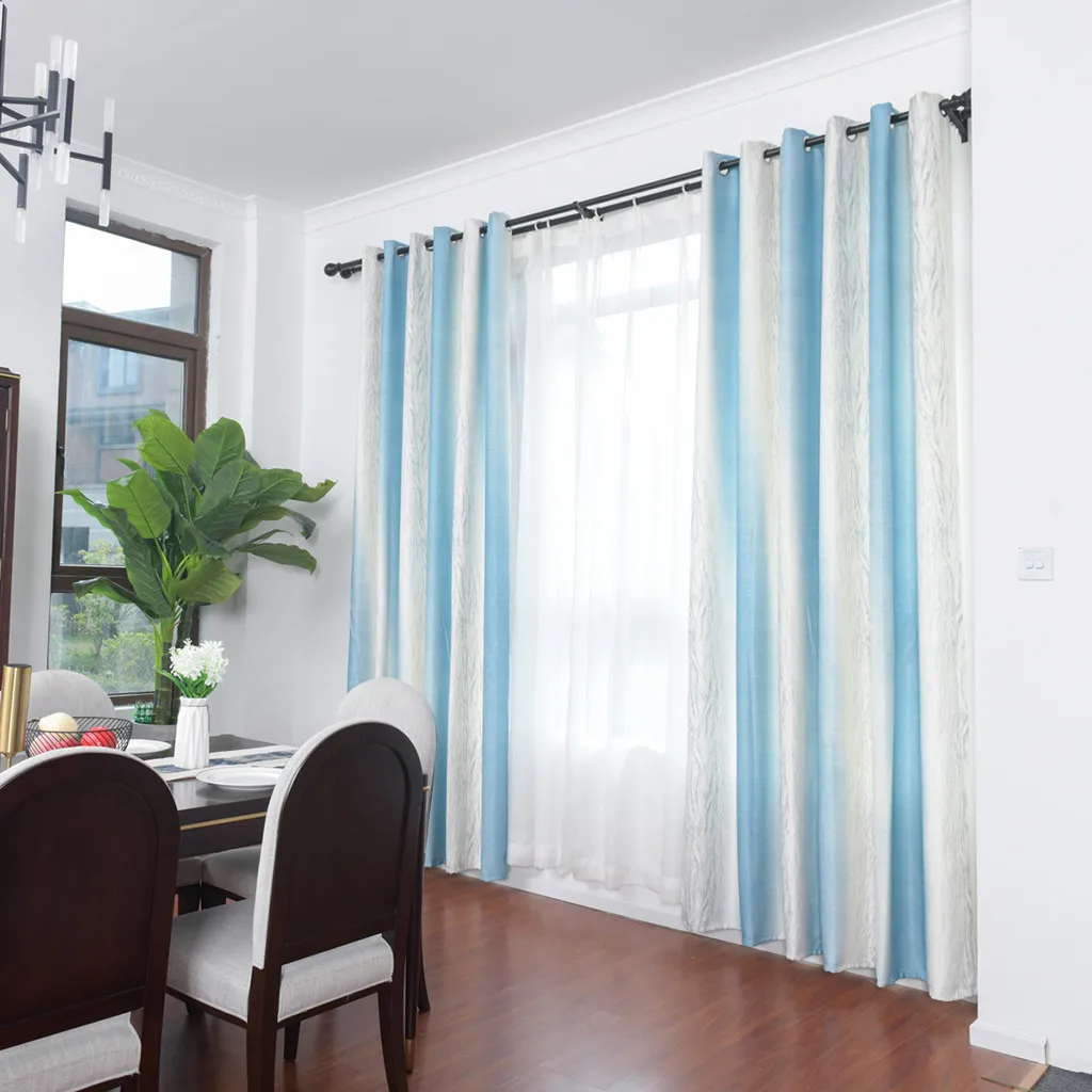 Ouneed занавески * листья отвесная занавеска оконная обработка вуаль драпировка для