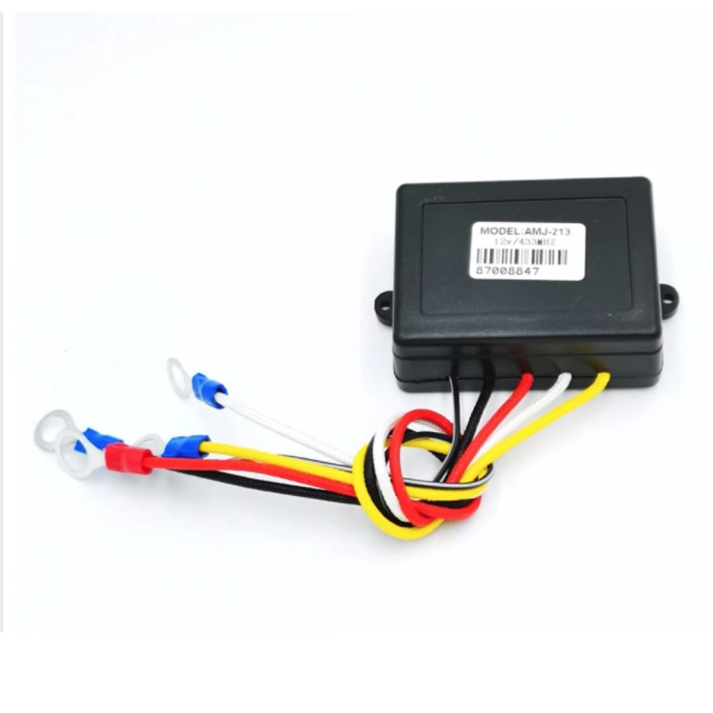 DC12V дистанционная Беспроводная лебедка с дистанционным управлением желтый +