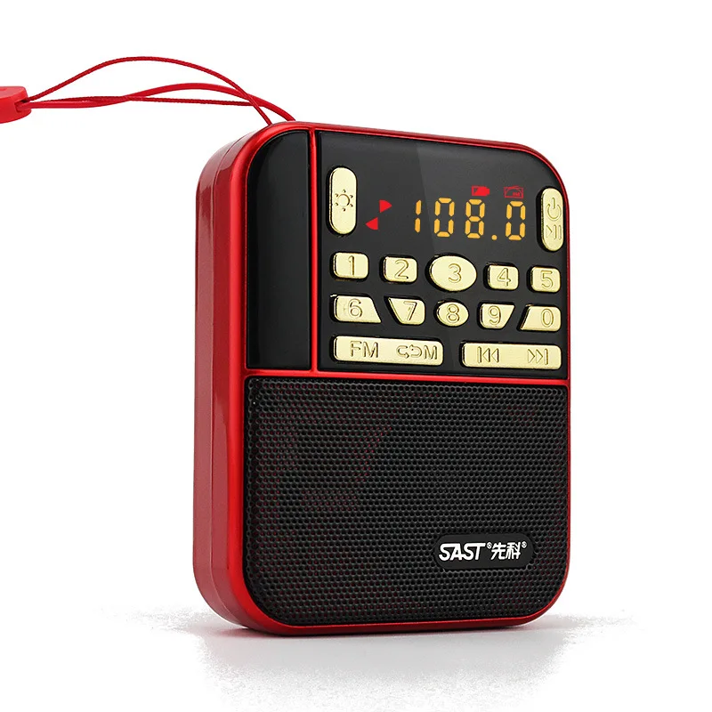 JINSERTA мини Fm карман стерео радио Портативный Micro Sd s Мода Группа Динамик Tf Usb Mp3 Динамик s с приемом УКВ-диапазона и громкий Динамик