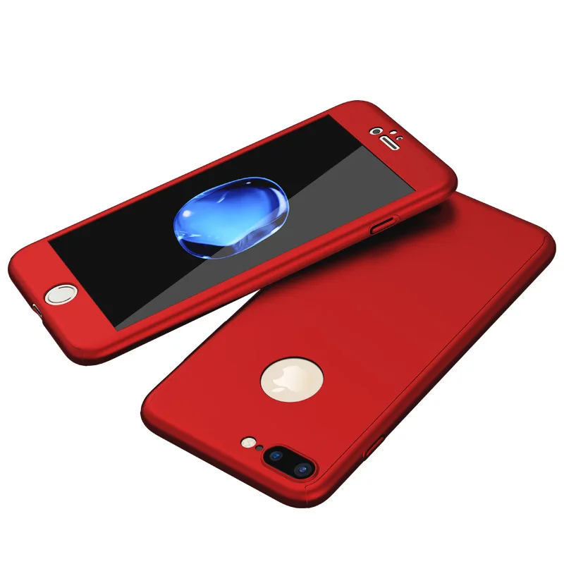 Жесткий Ультратонкий матовый чехол для iPhone 7 плюс просто чувствую кожи простой