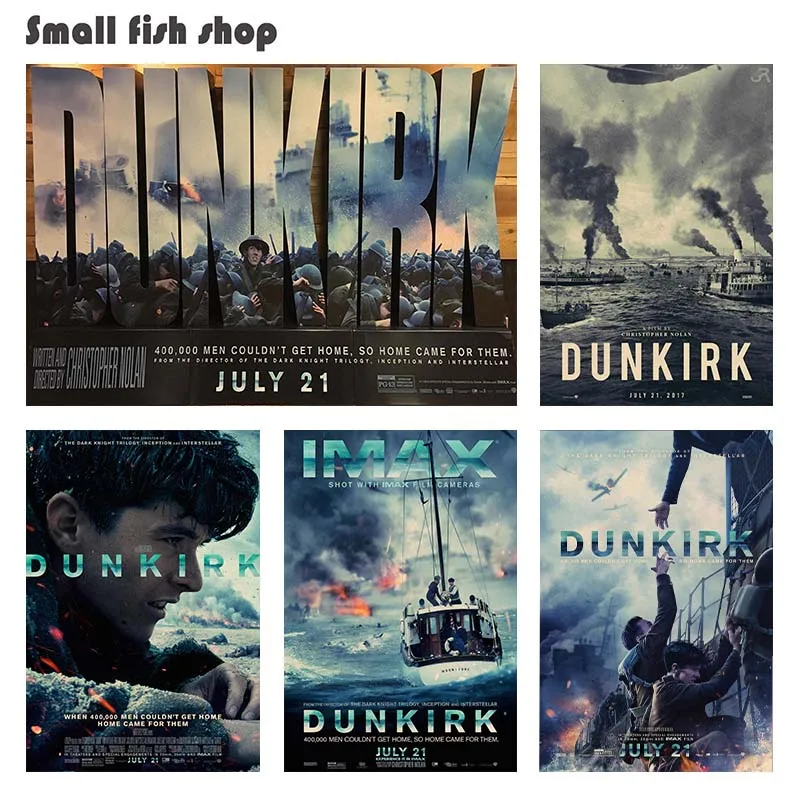 

Декоративный постер Dunkirk из крафт-фильма для украшения дома, наклейки на стену