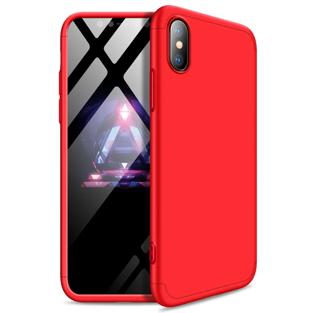 3-в-1 Пластик жесткий 360 полная защита чехол Xiaomi mi x 2 S/Xiaomi X Крышка Анти-шок из PC с