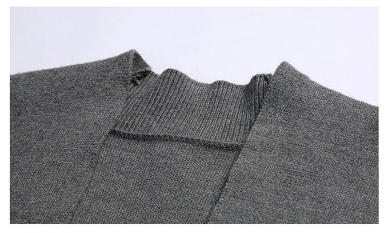 Бренд хит продаж мужской свитер средней длины Прямая поставка большие размеры