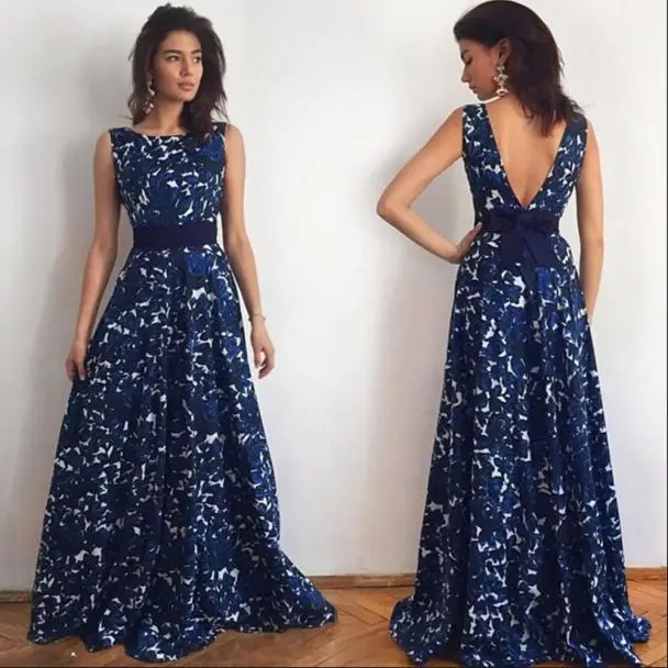 2019 Летнее Длинное платье с цветочным принтом Boho пляжное туника Макси женское