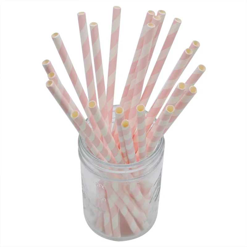 25 шт. Фольга Золотая Роза бумажные соломинки Свадебные сувениры звезды питьевой