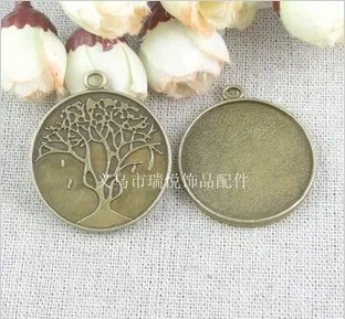 

Овальный Бронзовый кулон «сделай сам», оправа для изготовления ювелирных изделий с пробковой основой, аксессуары для ювелирных изделий, (...