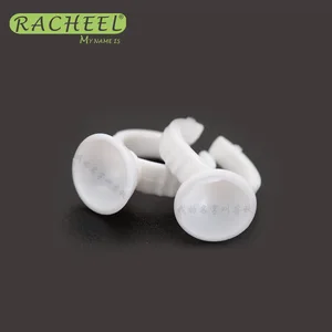 Одноразовые клеевые кольца для наращивания ресниц, поддон накладных ресниц, 50 шт., держатели клея