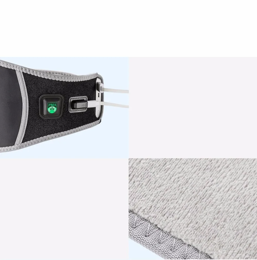 Новинка года Xiaomi Smart Graphene терапия нагревательный поясной ремень A10 no power Bank супер светильник анти-ожоги Нагреватель тела Массажер D5