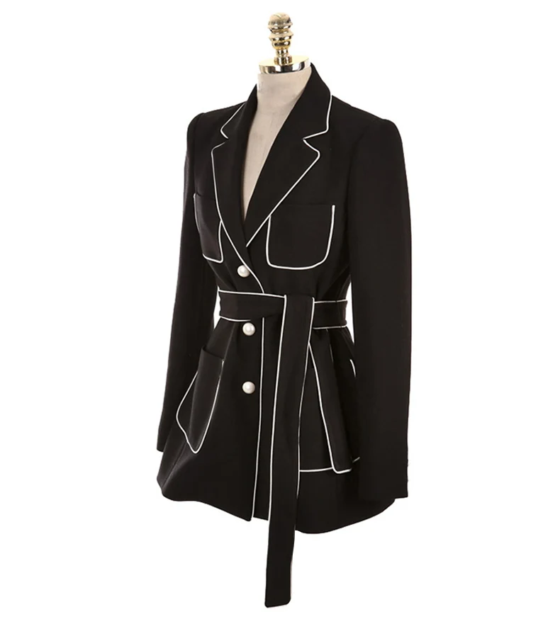 Блейзер Женский офисный с длинным рукавом | Женская одежда