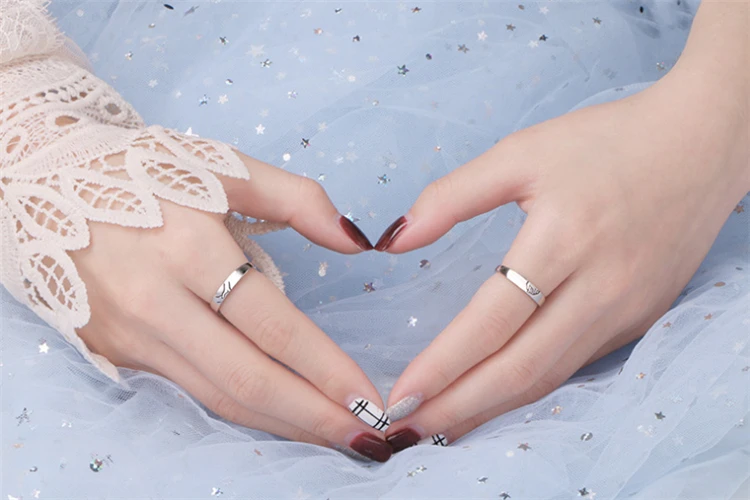 Новое поступление, Anillos Anel Masculino, 925 пробы, пара колец для пар, удерживайте руку, открытые кольца для влюбленных, ювелирные изделия, подарок
