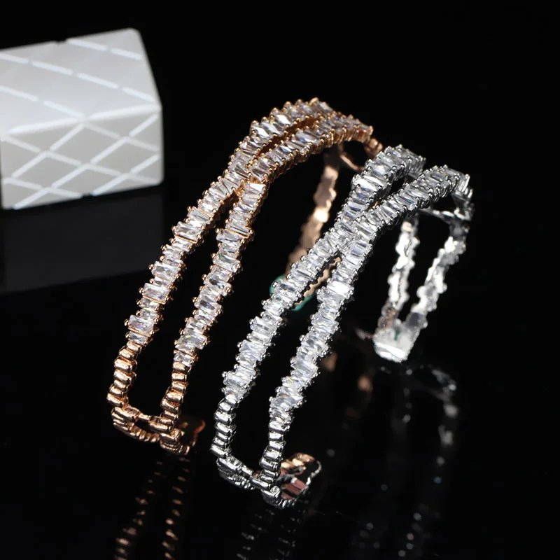 Pera модный летний регулируемый размер багет браслет необычный квадратный