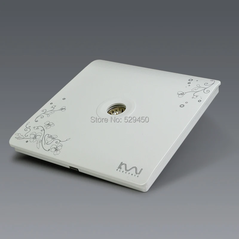 Модная настенная розетка COSWALL цвета слоновой кости с коротким художественным