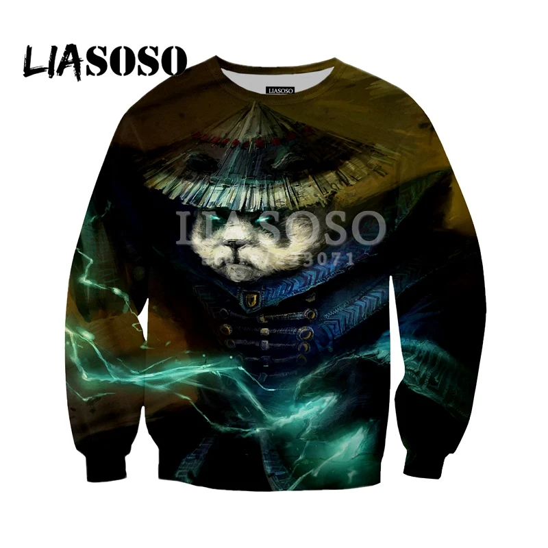 Мужская и Женская Повседневная Толстовка LIASOSO свитшот с длинным рукавом