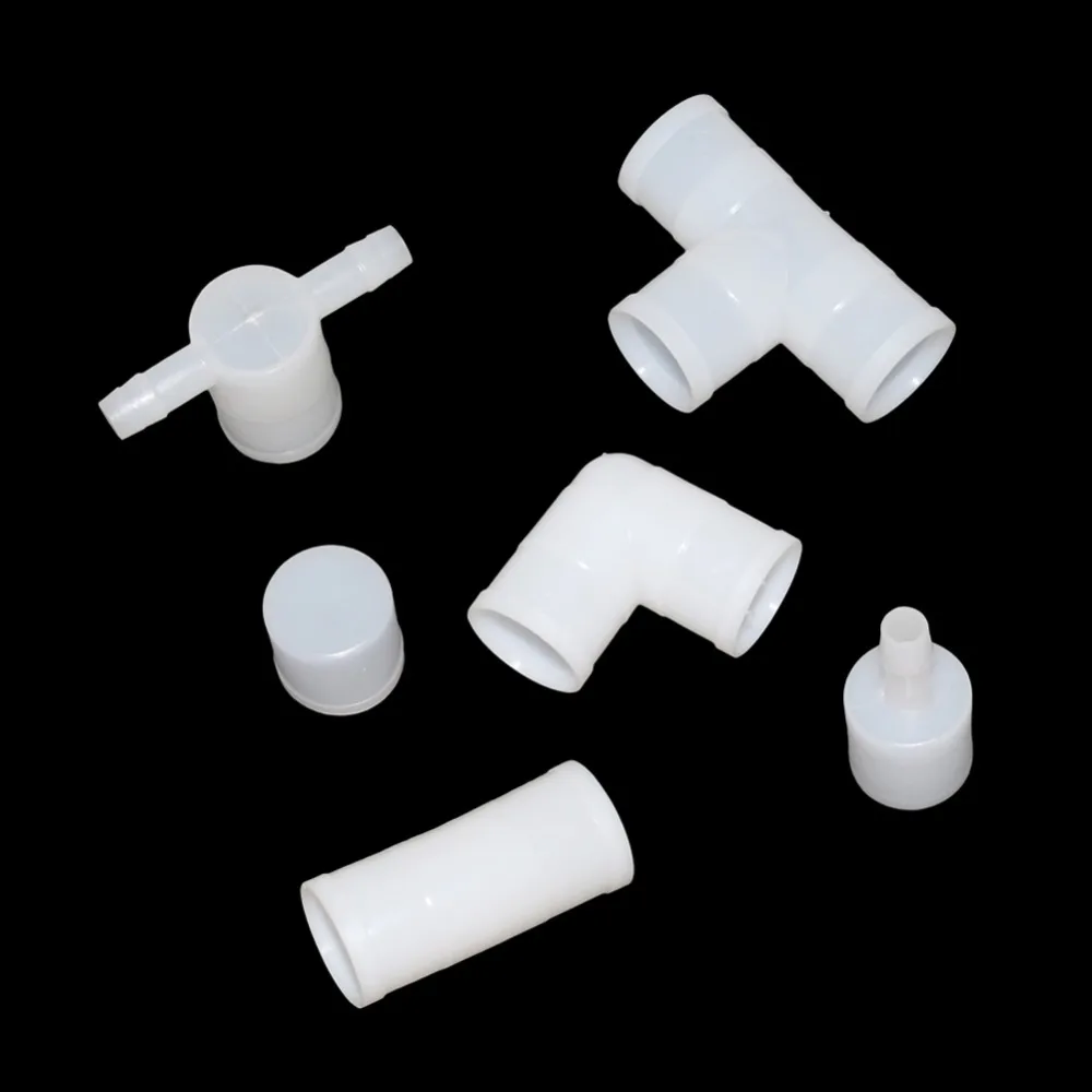 

25mm Drinking Fountains Connector Chicken Automatic waterer Joint Pipe Pigeon Chicken Nipple Water Drinker Pipe 10 Pcs