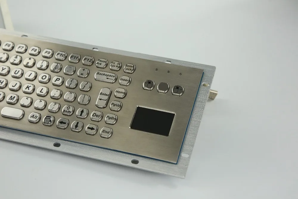 Металлическая клавиатура киоска с сенсорной панелью промышленная Сенсорная