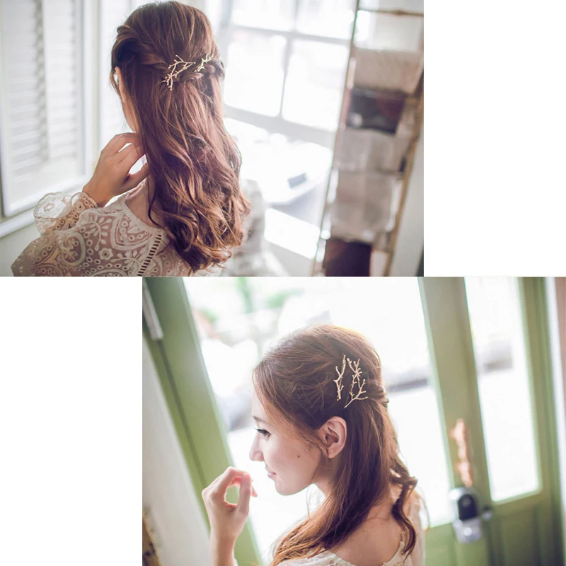 1 шт. модные зажимы для волос девочек женские металлические заколки аксессуары