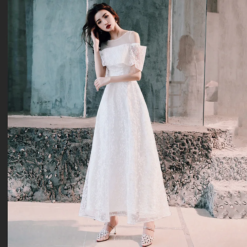 Style 5 Новое Белое стильное тонкое сексуальное платье высокого качества свадебное платье улучшенное Ципао китайское платье Размер s-xxl - Цвет: Style 5