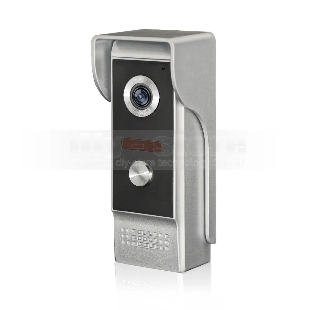 DIYSECUR 7 inch TFT Color LCD Display Video Door Phone Intercom Doorbell 700TVLine HD IR Night Vision Camera 2V1 | Безопасность и