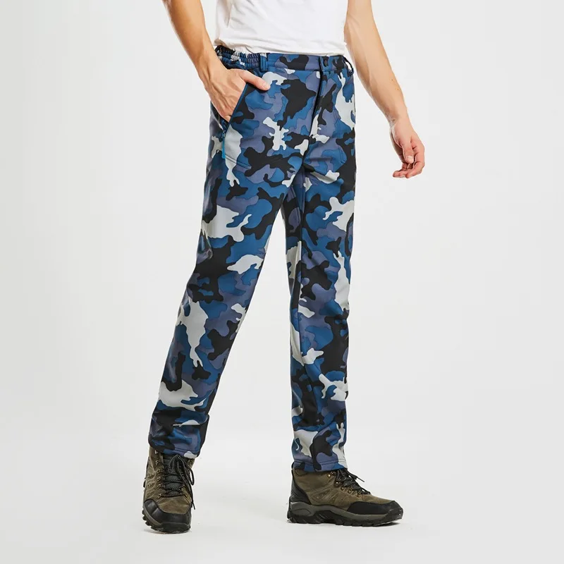 Водонепроницаемые мягкие зимние походные брюки для мужчин и женщин теплые