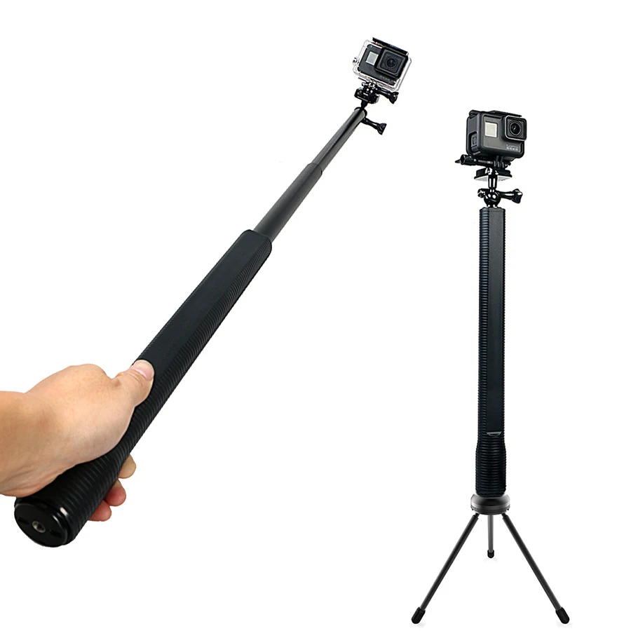 Водонепроницаемая селфи Палка с мини штативом ручной монопод для экшн камеры SJCAM